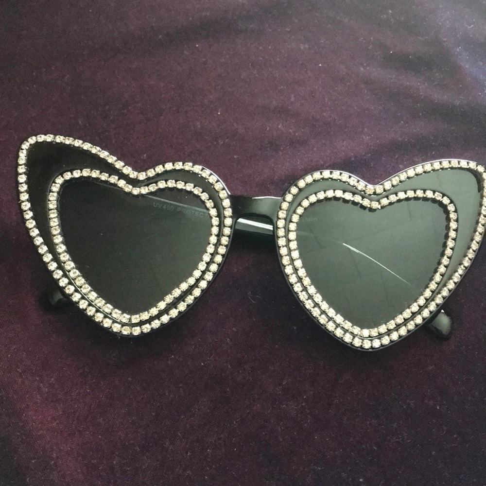 Heart Glitz Sunglasses